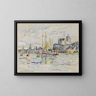 Paul Signac - Sables Dolonne Vue De Port.webp