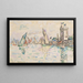 Sables-d'Olonne, wieża Arundel - Paul Signac — oprawiony obraz na ścianie