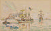 Saint-Malo, Les Terre-Neuvas (Konflikt przypadków) - Paul Signac — widok dzieła