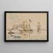 Saint-Malo, Les Terre-Neuvas (Konflikt przypadków) - Paul Signac — oprawiony obraz na ścianie