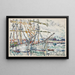 Saint-Malo les terre-neuvas - Paul Signac — oprawiony obraz na ścianie