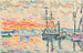 Saint-Tropez, port o zachodzie słońca - Paul Signac — widok dzieła