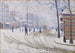 Śnieg Boulevard de Clichy Paris - Paul Signac — widok dzieła