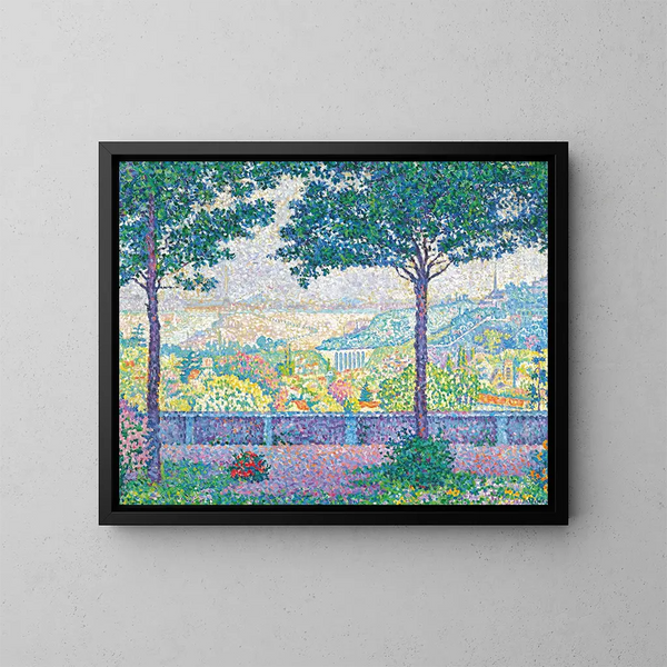 Terrasse de Meudon - Paul Signac — oprawiony obraz na ścianie