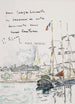 Terre-neuva l'ancre au large d'un port breton - Paul Signac — widok dzieła