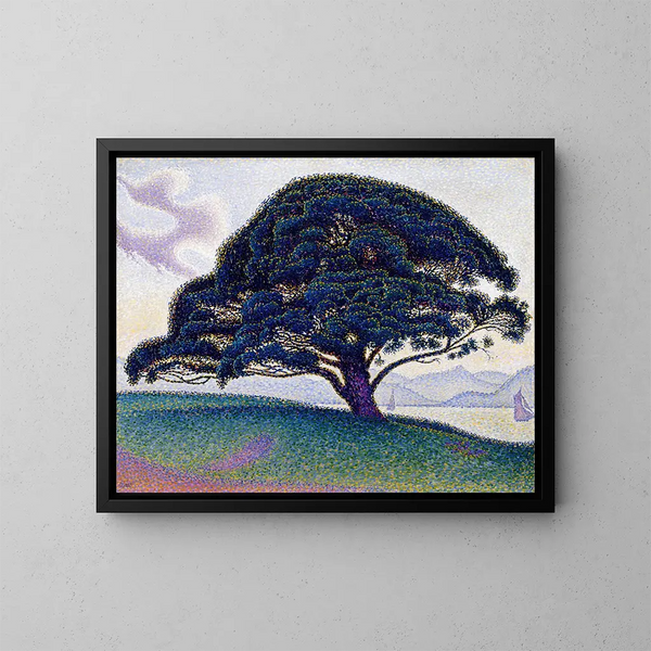 Sosna Bonaventury - Paul Signac — oprawiony obraz na ścianie