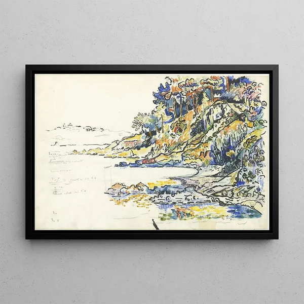 Paul Signac - The Calanque at Saint Tropez.webp