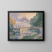 Kanał holowników w Samois - Paul Signac — oprawiony obraz na ścianie