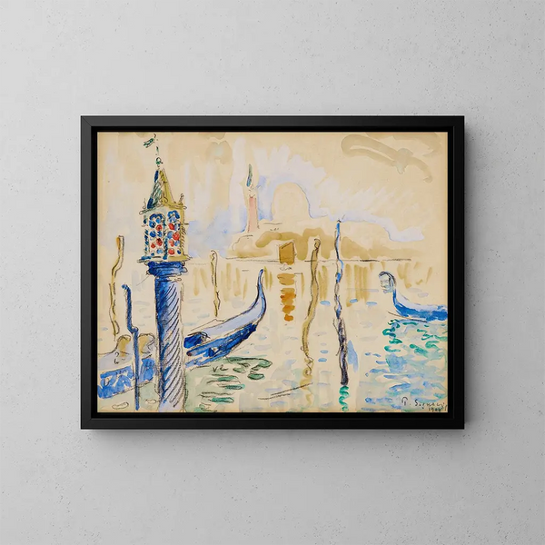 Fanal du Traghetto à Venise - Paul Signac — oprawiony obraz na ścianie