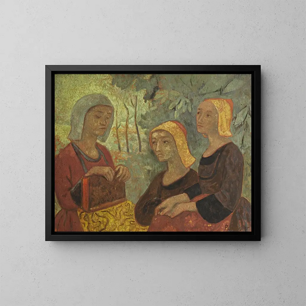Bretonek z książką - Paul Sérusier — oprawiony obraz na ścianie