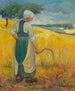 Młoda Bretońska z sierpem - Paul Srusier — widok dzieła