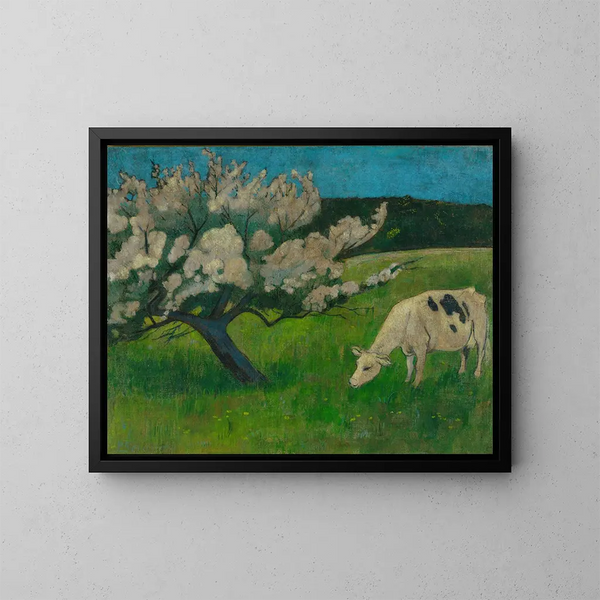 Biała krowa - Paul Sérusier — oprawiony obraz na ścianie