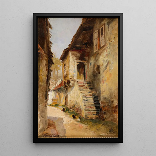 Paul Unbereit - Motiv aus Spitz an der Donau.webp