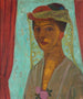 autoportret z kapeluszem i woalem - Paula Modersohn-Becker — widok dzieła