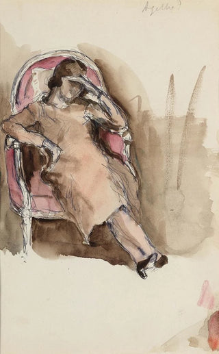 Paule Gobillard - Agathe Rouart assise sur un fauteuil.webp
