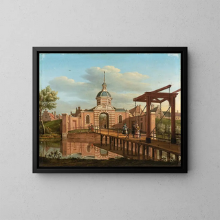 Paulus Constantijn la Fargue - A View Of Morspoort Leiden.webp