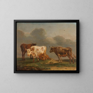Paulus Potter - Four Young Bulls in a Meadow.webp