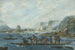 Scena promy na Susquehanna w Wrights Ferry niedaleko Havre de Grace - Pavel Petrovich Svinin — widok dzieła
