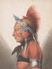 Wojownik Osage - Pavel Petrovich Svinin — widok dzieła