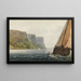 Le Paquebot Mohawk d'Albany passing the Palissades - Pavel Petrovich Svinin — oprawiony obraz na ścianie