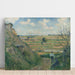 Reprodukcja obrazu pejzaż, Bazincourt - Camille Pissarro