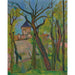 Reprodukcja obrazu pejzażowy w Saint-Bernard (Ain) - Suzanne Valadon
