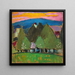pejzaż z kwiatami - Alexej von Jawlensky — oprawiony obraz na ścianie