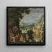 pejzaż z ucieczką do Egiptu - David Teniers starszy — oprawiony obraz na ścianie