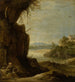 pejzaż południowy z Saint Antoine l'Ermite - David Teniers młodszy — widok dzieła