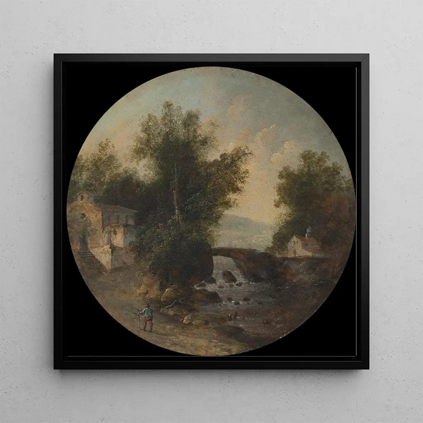 Paysage du sud avec des randonneurs - Louis Bélanger