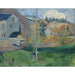 Reprodukcja obrazu pejzażowy w Bretanii, Le Moulin de David - Paul Gauguin