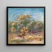 Krajobraz z drzewami - Pierre-Auguste Renoir — oprawiony obraz na ścianie