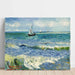 Reprodukcja obrazu pejzażu morskiego w pobliżu Saintes-Maries-de-la-Mer - Vincent Van Gogh