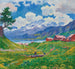 pejzaż wiosenny - Giovanni Giacometti — widok dzieła
