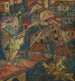 Miejski krajobraz Krumauer - Anton Emanuel Peschka — widok dzieła