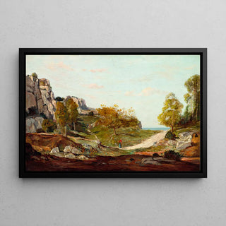 Pejzaż w Saint-André, niedaleko Marsylii, autorstwa Paula Gauguina