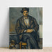 Reprodukcja obrazu Wieśniak siedzący - Paul Cézanne