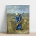 Reprodukcja obrazu wiejski łączący snopy zbóż (Po Millet) - Vincent van Gogh