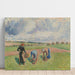 Reprodukcja obrazu Wieśniaczki zbierające zioła, Éragny - Camille Pissarro