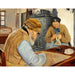 Reprodukcja obrazu Wieśniacy w wiosce Ring - Laurits Andersen Ring