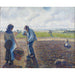 Reprodukcja obrazu Wieśniacy na polach, Éragny - Camille Pissarro