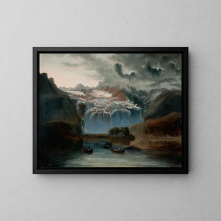 Peder Balke - The Glacier Jostedalsbreen.webp