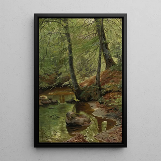 Peder Mrk Mnsted - A Forest Stream.webp