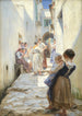 Ulica w Torello we Włoszech - Peder Severin Krøyer — widok dzieła