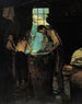 Czapkarzy w włoskiej wiosce - Peder Severin Krøyer — widok dzieła