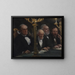 Grupa portretów - Peder Severin Krøyer — oprawiony obraz na ścianie