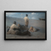 Wieczorny letni na plaży w Skagen - Peder Severin Krøyer — oprawiony obraz na ścianie