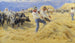 Battage dans les Abruzzes, Civita d'Antino - Peder Severin Krøyer — widok dzieła