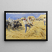 Battage dans les Abruzzes, Civita d'Antino - Peder Severin Krøyer — oprawiony obraz na ścianie