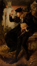La vision de Hamlet - Pedro Américo — widok dzieła